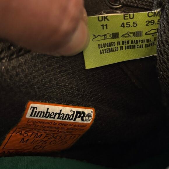 Timberland Pro 26 Powerboots Work Boots Sz 11.5 Titan Safety Toe Rugged Workwear - Picture 10 of 16